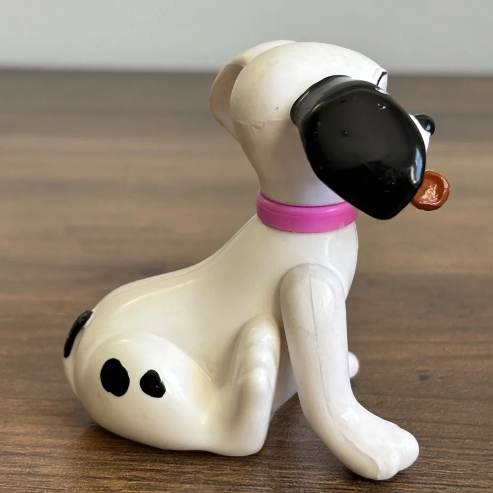VINTAGE Disney 101 Dalmations Girl Dog Stick Toy Figure Collectible Cake Topper